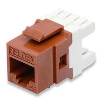 Belden AX104183 Fiber Optic Connectors CAT5E JACK KCONN RED (DARK)