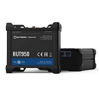Teltonika RUT950M02700 LTE Cat 4 4G/3G/2G/LTE CAT4, Cellular Router, Dual SIM, WiFi 2.4 Ghz, 4 x Ethernet, 2 x I/O. Regions: South America, Australia, New Zealand, Taiwan. Universal power supply unit