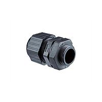 Amphenol LTW CSG-16M002 Cable Glands, Strain Reliefs & Cord Grips Cable Gland, Screw Thread Type, Long Body, Plastic, Black, M16, Screw Thread, F6.0 - F10.0mm
