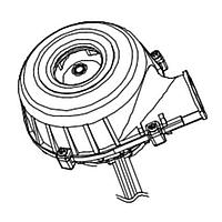 Delta Electronics, Inc. BFN0724SS-01 Centrifugal Fans Blower Fan, 80.4x67x58mm, 24VDC, 18CFM, Ball, 3 Pos Conn+6 Pos Conn