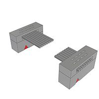 Samtec FFSD-04-D-18.00-01 IDC Socket Cable .050" Low Profile Tiger Eye IDC Ribbon Cable Assembly