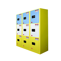 Sysbel WA033050 Partitioned Storage Chemical Safety Cabinets (45/170 Gal/L)
