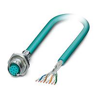 PHOENIX CONTACT 1412820 Ethernet Cables / Networking Cables VS-M12FSBPOE94CLI2,0