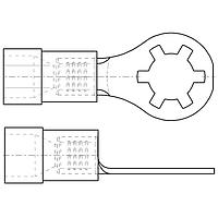 Molex 19075-0007 Quick Disconnect STAR RING INSULKRIMP (STEEL) (SRA-S-229-