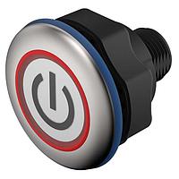 EAO 84-ACKS-C16-04C3 Touch Sensor Series 84 IO-Link Touch hygienic-Dynamic, Symbol C16, 8.4...32V DC, Automatic, PNP-NO, 3-pol., connector M12, LED1: Green, LED2: Red, Configuration: 1219