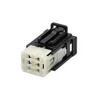 Molex 300081-7507 MX150 Pass Through Unsealed Receptacle MX150 Pass-Through Unsealed RECPT 2R 6Ckt Stackable Keying A UL 94 HB Gray Hsng