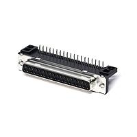 Amphenol Commercial Products D37S13A4PL00LF Receptacle DSUB R/A STB 37 SCKT