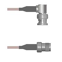 Amphenol Custom Cable Q-0F04N000H018i RF Cable Assemblies BNC-RP/TNC-SJ G142 18I