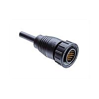 Amphenol LTW 1DD-18BFMM-SL6A03 Sensor Cables / Actuator Cables Ceres, Large Size, Plastic, 5A, 18 pins, Female Connector, Male Contact, Straight, Screw Thread, Overmolded, Length 3000mm, IP66