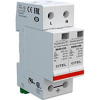 CITEL DS42S-230 AC Power Din Rail AC Power Surge Suppressor, 40kA max, 400/230V, 3 Phase Wye, 2P