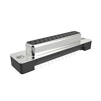 Amphenol Commercial Products NFD17B25S84E1CA D-Sub Connectors - Standard Density D-Sub 25 Pin Socket, Vertical PCB Thru Hole, #4-40 UNC Threaded Hole, 30u" Gold