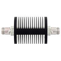 Fairview SA18NFNF25W-40  40 dB Fixed Attenuator N Female To N Female Up To 18 GHz Rated To 25 Watts With Black Aluminum Heatsink Body