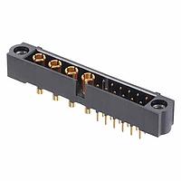 Harwin M80-5T11205M1-04-331-00-000 Power to the Board 12 SIG + 4 PWR MALE VERT PC TAIL GOLD