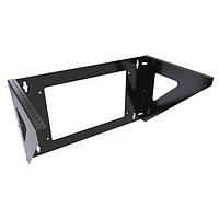 Hammond Manufacturing VPB196UBK Wall Mount Bracket Heavy-Duty Vertical Wall Bracket, 6U