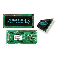 Newhaven Display NHD-0216KZW-AB5 OLED Displays OLED 2x16 Blue 80.00 x 36.0 x 10