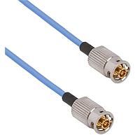 Amphenol SV Microwave FQSMPM-047-FQSMPM-180 RF Cable Assemblies SMPM F QB to SMPM F QB 18"Cable