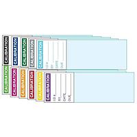 Q-Cee's - TE Connectivity QUP6LG WRAP-UP CAL LT GREEN Labels and Signs (Sold by Pack of 60)