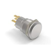 Alcoswitch - TE Connectivity 2213767-4 Pushbutton Switches AV19 SPM 0.4VA MOVE RING LED WHITE 24V