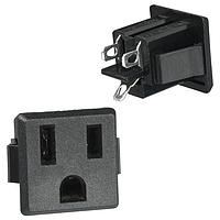 Qualtek Electronics 738W-X2/01 Receptacles NEMA 5-15 RECEPT 15A 125V