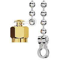 GCT (Global Connector Technology) RFCT-SMA-CAP-GS-3 Protective Cap SMA Cap wchain IP67