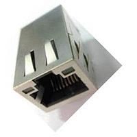 Abracon ARJE-0026 Magnetic Jack RJ45 10/100/1000 Base-T 1x1 Right Angle N/A Through Hole