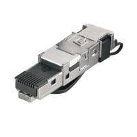 Weidmuller 1132060000 Modular Connectors / Ethernet Connectors IE-PS-RJ45-FH-BK-P