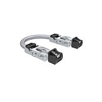 Amphenol Canada DRPC22A009910 Ethernet Cables / Networking Cables Cable, Cat6A, Industrial RJ45, straight exit to straight exit, 24AWG, 1.0m, gold flash