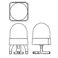 Broadcom AEMD-CM3L-Z1002 Single Color LEDs SMT Round Green 30deg