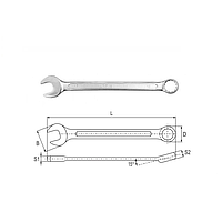 Yato YT-0349 Combination spanner 20mm