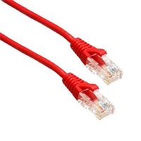 Amphenol Cables on Demand MP-64RJ4528GR-010 Cat 6 UTP SLIM CAT6 28AWG RED 10FT