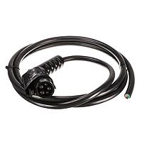 AMP Connectors - TE Connectivity 2267221-1 AC Charging Cable 32A, 600V, BK, 10FT 3C 10AWG + 1C 20AWG