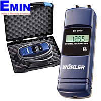 Wöhler DM 2000 Gas Installer Set In Mbar (±2 bar / ±2.000 hPa; -20~99 °C)