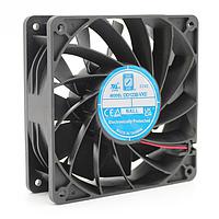 Orion Fans OD1238-24HHBVXE10A Vaneaxial Vane Axial Fan, 120x120x38mm, 24VDC, 259CFM, 1.9"H2O, High Performance, Tach/PWM