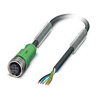 PHOENIX CONTACT 1012063 Sensor Cables / Actuator Cables SAC-5P- 3,0-PUR/ M12FS BK