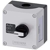 SIEMENS 3SU18010AQ002AB1 Command Device Enclosure plastic. 1 control point