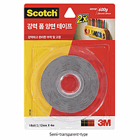 3M 3M.02.6043 Tape 3120C Foam Double Sided 12mm x L2m