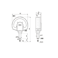 Mahr 4332005KAL Mechanical Dial Comparators (1010T, ±0.25 mm, IP54)