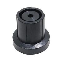 Eagle Plastic Devices 450-AA180 Conical Knob with Skirt BLK 18mm 6.4 SHAFT