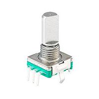 Same Sky (formerly CUI Devices) RIC11-22S16D5M-TH Incremental MECH, 20 PPR 20 DET, 5 Vdc, SW, 5 mm tbush M7*.75, D shaft, horizontal, TH