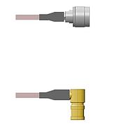 Amphenol Custom Cable Q-2M03T000R018i RF Cable Assemblies N-SP/SMB-RP G316D 18I