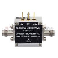 FairviewMicrowave FMSW2023, 1.85mm SPST PIN Diode Switch (50 Ohm, 50MHz - 67 GHz, +27 dBm, 1.85mm Female)