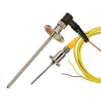 OMEGA TCV-KU-1200-25-M12 Vacuum Flanged Thermocouple Probes with M12 Connectors (K, 900 °C)