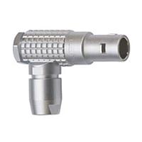 LEMO FPG.0B.305.CLAD52 90 deg Elbow plug w/cable collet