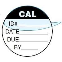 Q-Cee's - TE Connectivity QCC359 Labels and Signs CIRCL 5/8" CAL BLACK