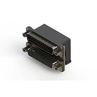 EDAC 663-025-664-006 Dual Port D-Sub Connectors Right-angle Dual Port D-Sub Connector