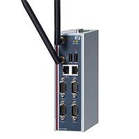 Axiomtek ICO300-E3827-DIO-PB-DC Industrial PCs Robust DIN-rail Fanless Embedded System with Intel Atom Processor E3827 (1.75GHz) 4 COM 2 GbE DIO & RTC with Power Button
