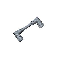 Amphenol LTW AB-DC05BR-DCBR-QE004 Sensor Cables / Actuator Cables X-Lok, Large Size, Plastic, 20A, 05 pins, Female Connector, Male Contact, Right Angle-to-Right Angle, Push Lock, Overmolded Double Ended, Length 4000mm, IP68