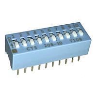 CTS Electronic Components 206-10S DIP Switches 10 switch sections SPST