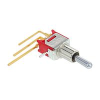 Alcoswitch - TE Connectivity TMS3T5B2M7RE Toggle Switches Vert R/A PC TH Gold SP On-Off-On TS