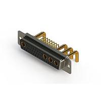 EDAC 630-36W4650-3N1 Mixed Contact D-Sub Connectors Right-angle Power Combo D-Sub Connector